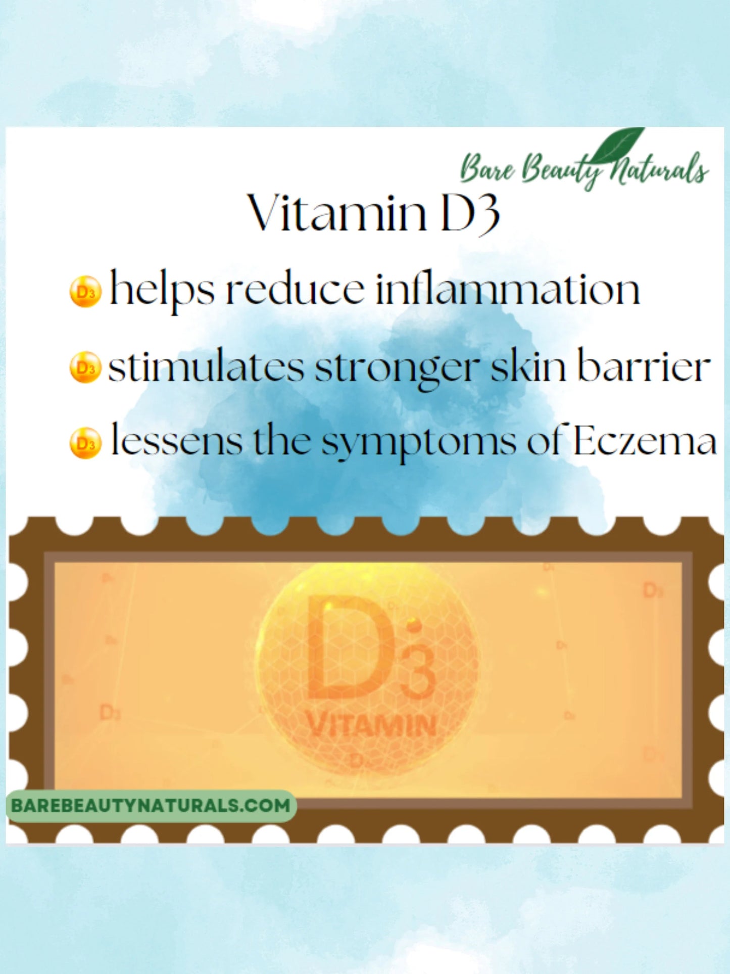 Sunshine Glow: Plant-Based Vitamin D3 Soap // Free Exfoliating Soap Bag
