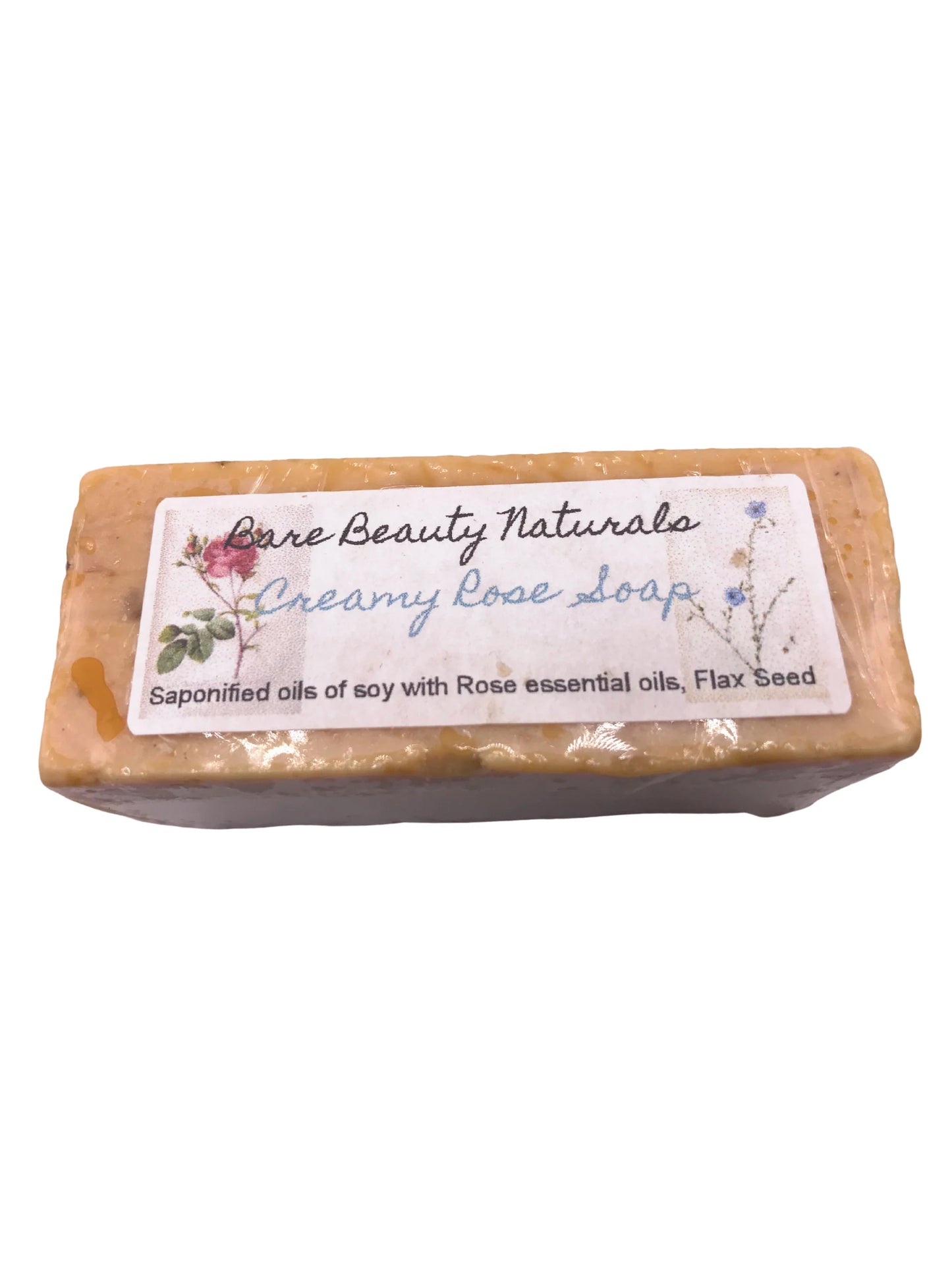 Rose Petal Elegance - Nourishing Creamy Soap // Free Exfoliating Soap Bag