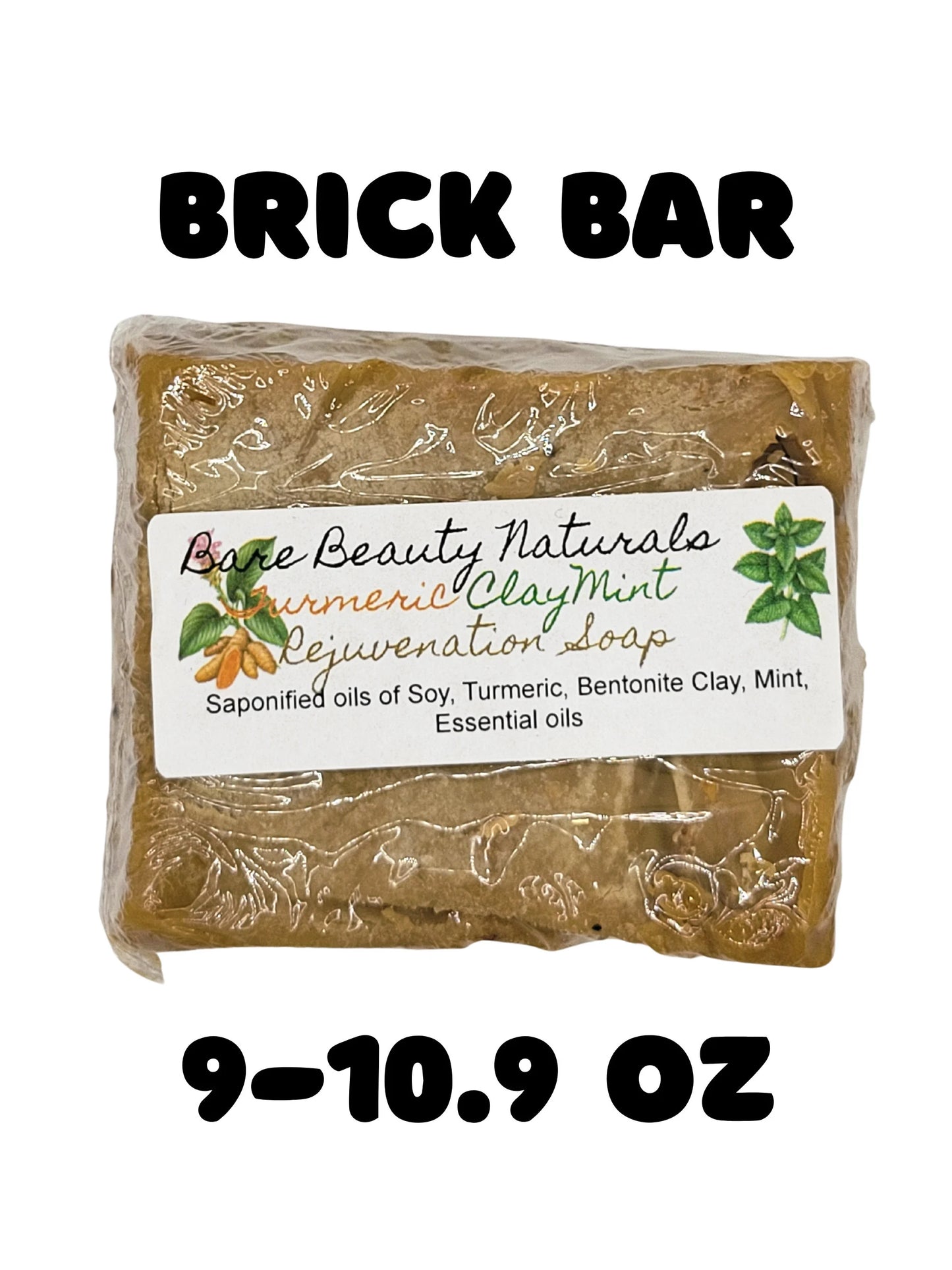 100% Natural Turmeric and Green Tea Rejuvenation Soap // Free Exfoliating Soap Bag