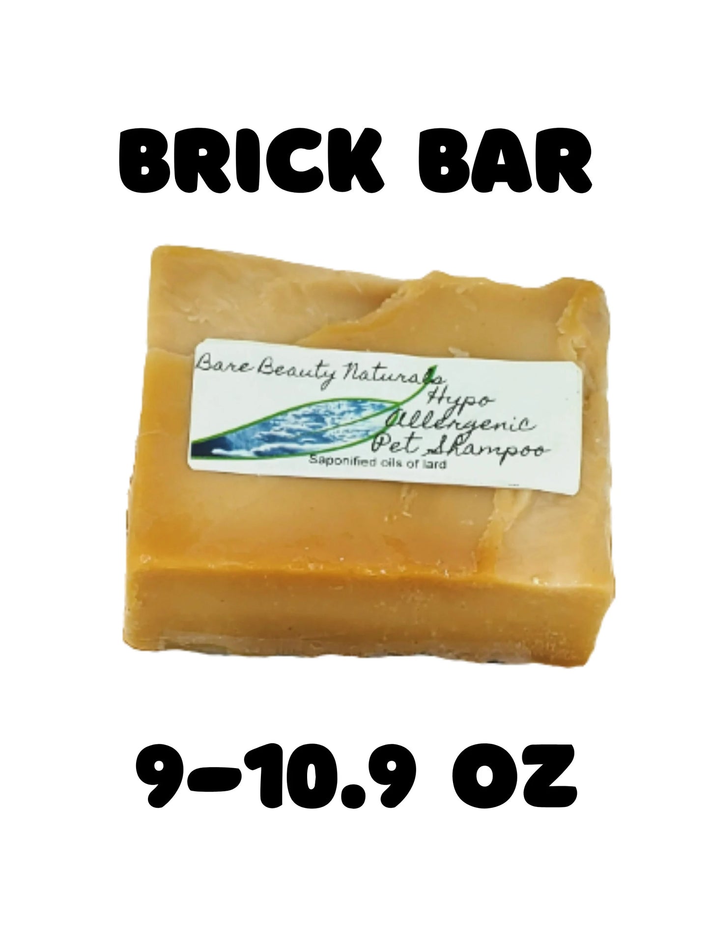 Hypoallergenic Natural Pet Shampoo - No Scent, No Color, No Additives // Free Exfoliating Soap Bag