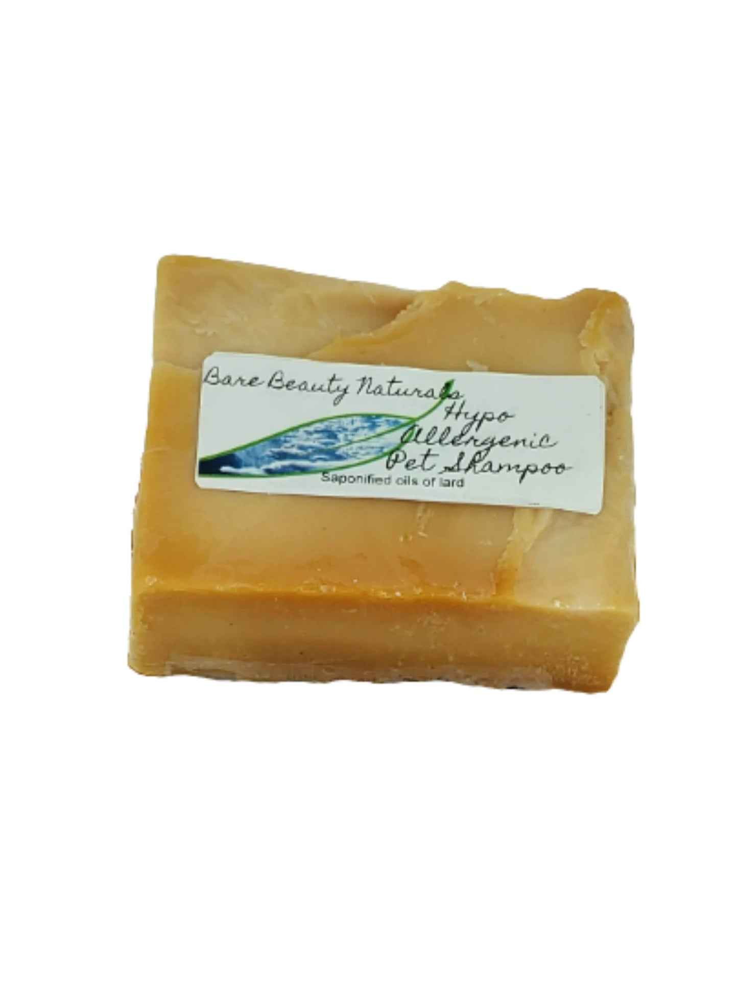 Hypoallergenic Natural Pet Shampoo - No Scent, No Color, No Additives // Free Exfoliating Soap Bag