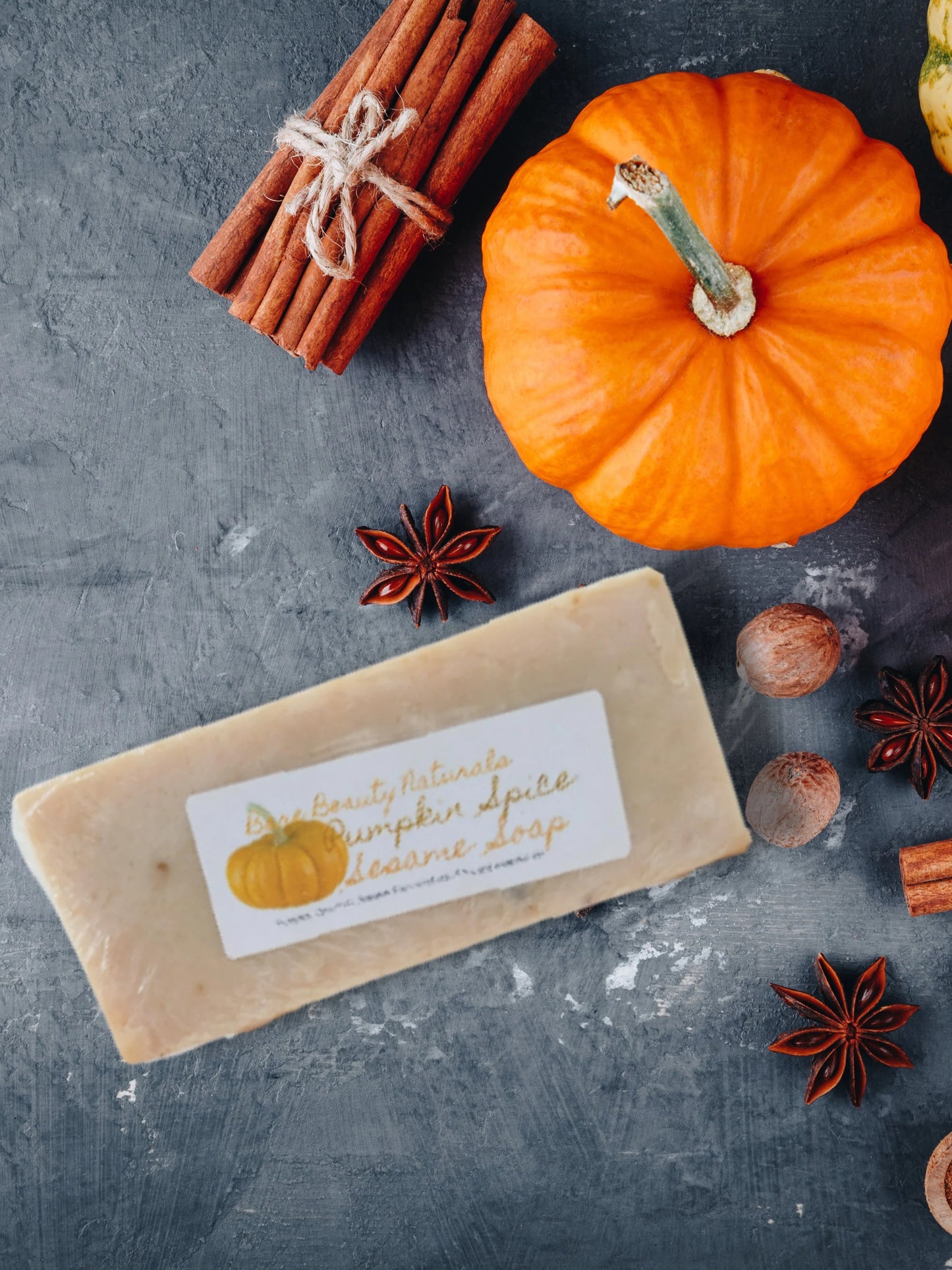 Warm Pumpkin Spice Soap // Free Exfoliating Soap Bag