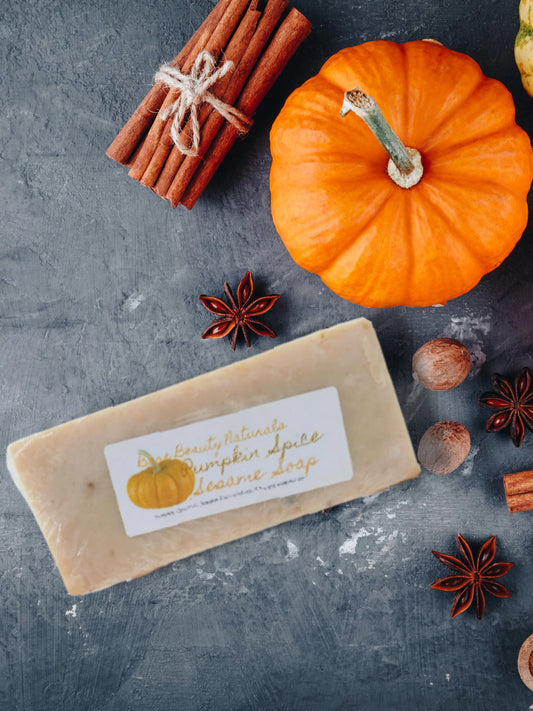 Warm Pumpkin Spice Soap // Free Exfoliating Soap Bag