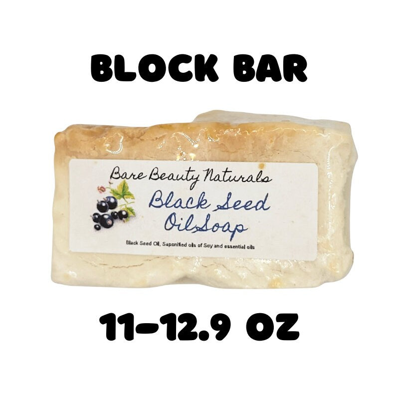 Luxurious Black Seed Oil Soap // Free Exfoliating Soap Bag