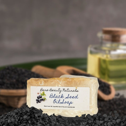 Luxurious Black Seed Oil Soap // Free Exfoliating Soap Bag