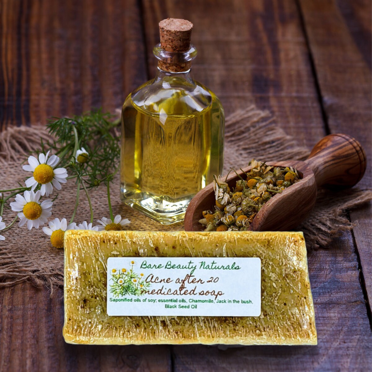 100% Natural Acne after 20 (Aa20) soap // Free Exfoliating Soap Bag