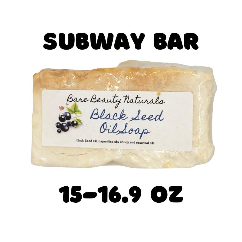 Luxurious Black Seed Oil Soap // Free Exfoliating Soap Bag