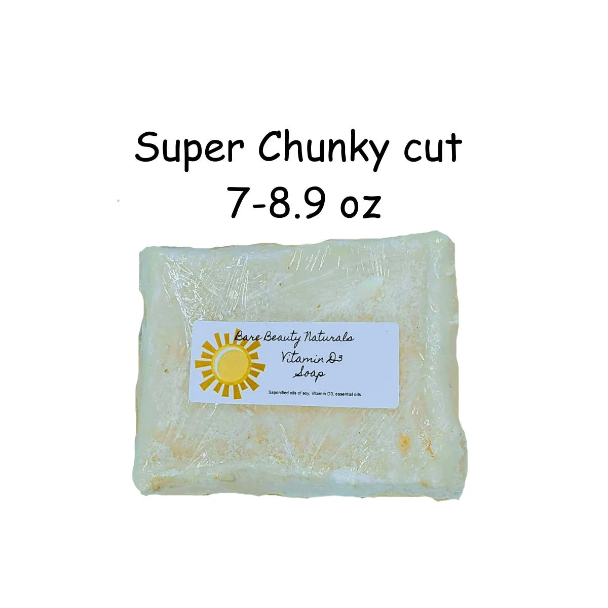 Sunshine Glow: Plant-Based Vitamin D3 Soap // Free Exfoliating Soap Bag