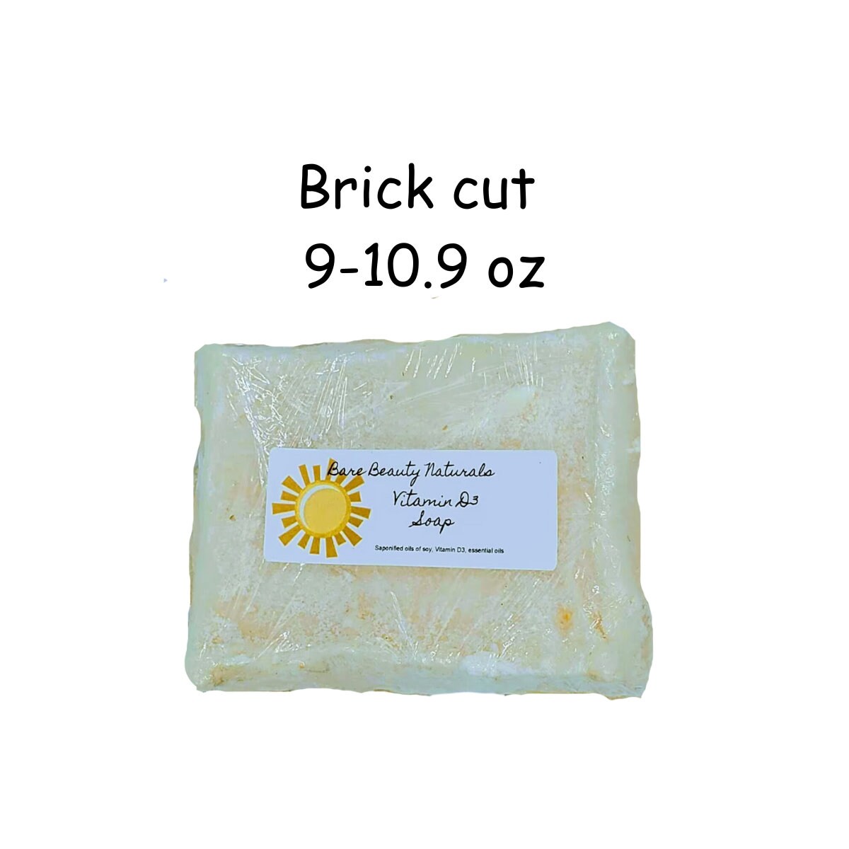 Sunshine Glow: Plant-Based Vitamin D3 Soap // Free Exfoliating Soap Bag