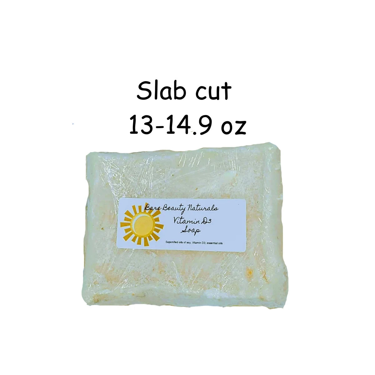 Sunshine Glow: Plant-Based Vitamin D3 Soap // Free Exfoliating Soap Bag