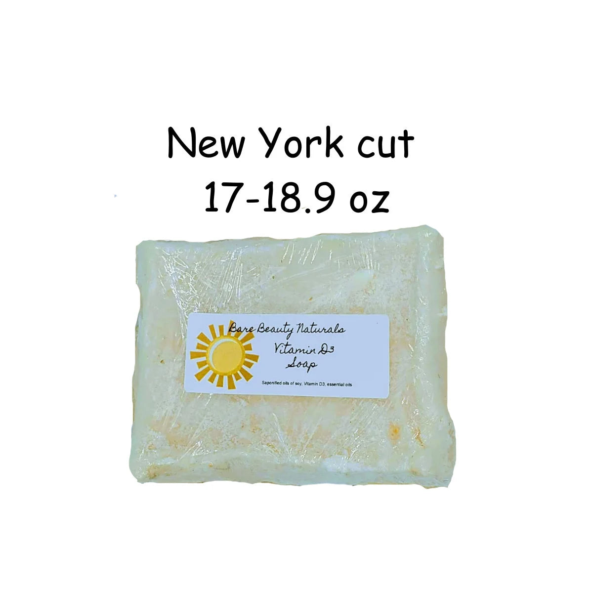 Sunshine Glow: Plant-Based Vitamin D3 Soap // Free Exfoliating Soap Bag