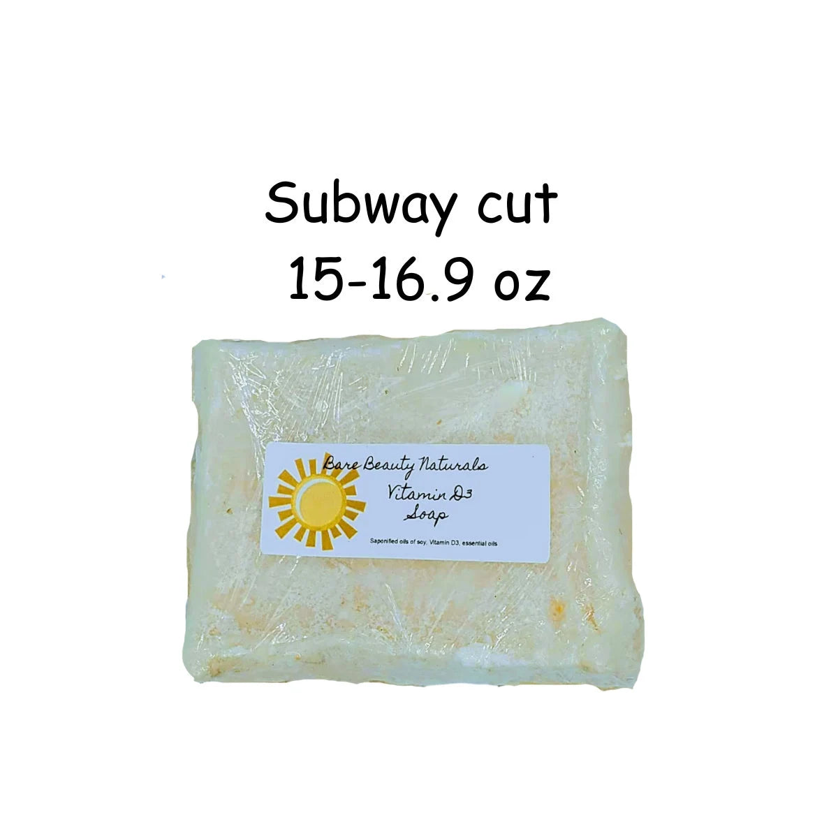 Sunshine Glow: Plant-Based Vitamin D3 Soap // Free Exfoliating Soap Bag