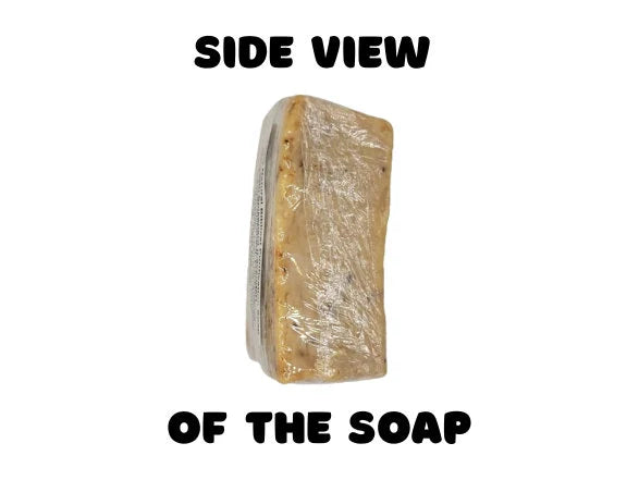 Limited Edition 100% Natural Biblical Purification Soap w/Ground Myrrh, Frankincense, Cassia, Spikenard // Free Exfoliating Soap Bag